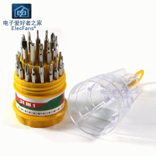 Screwdriver 31 in one with magnetic multi-function combination repair disassemble set 