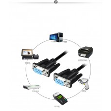 DB9 serial cable RS232485 female to female