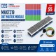 MAX7219 dot matrix module controls a single-chip microcontroller module