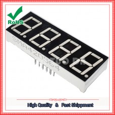 Four-in-one 0.4 inch red digital tube 4 common Anode