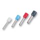  Wire Copper Crimp Insulated Cord Pin End Terminal (Blue) 0.75mm